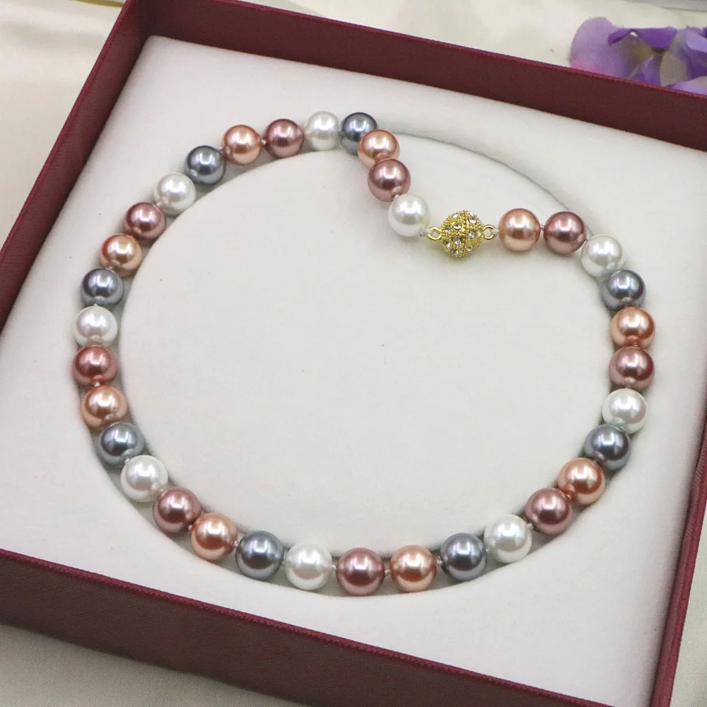 Pearl Necklace for Women 12mm  - String Of Pearls Plant recension och pris