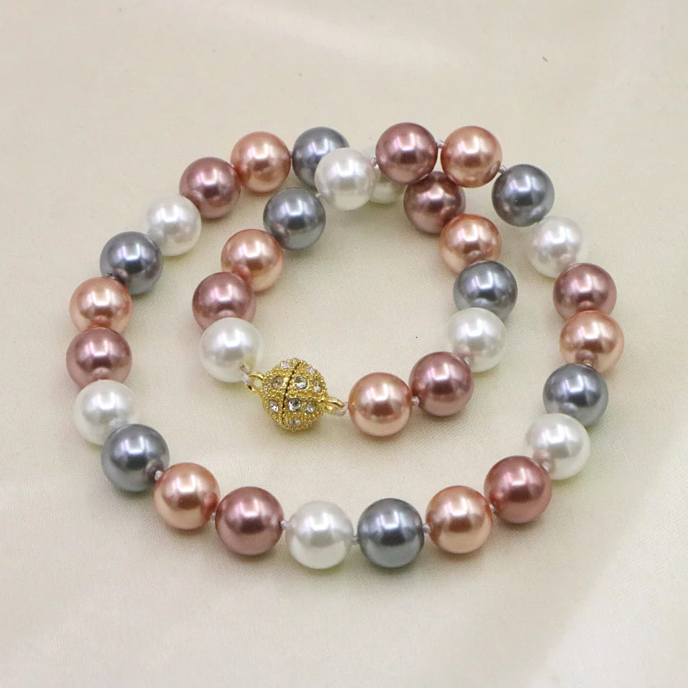Pearl Necklace for Women 12mm  - String Of Pearls Plant recension och pris