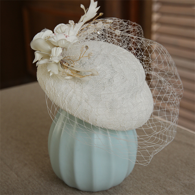 Pearls Flower Bridal Hat with  - String Of Pearls Plant recension och pris