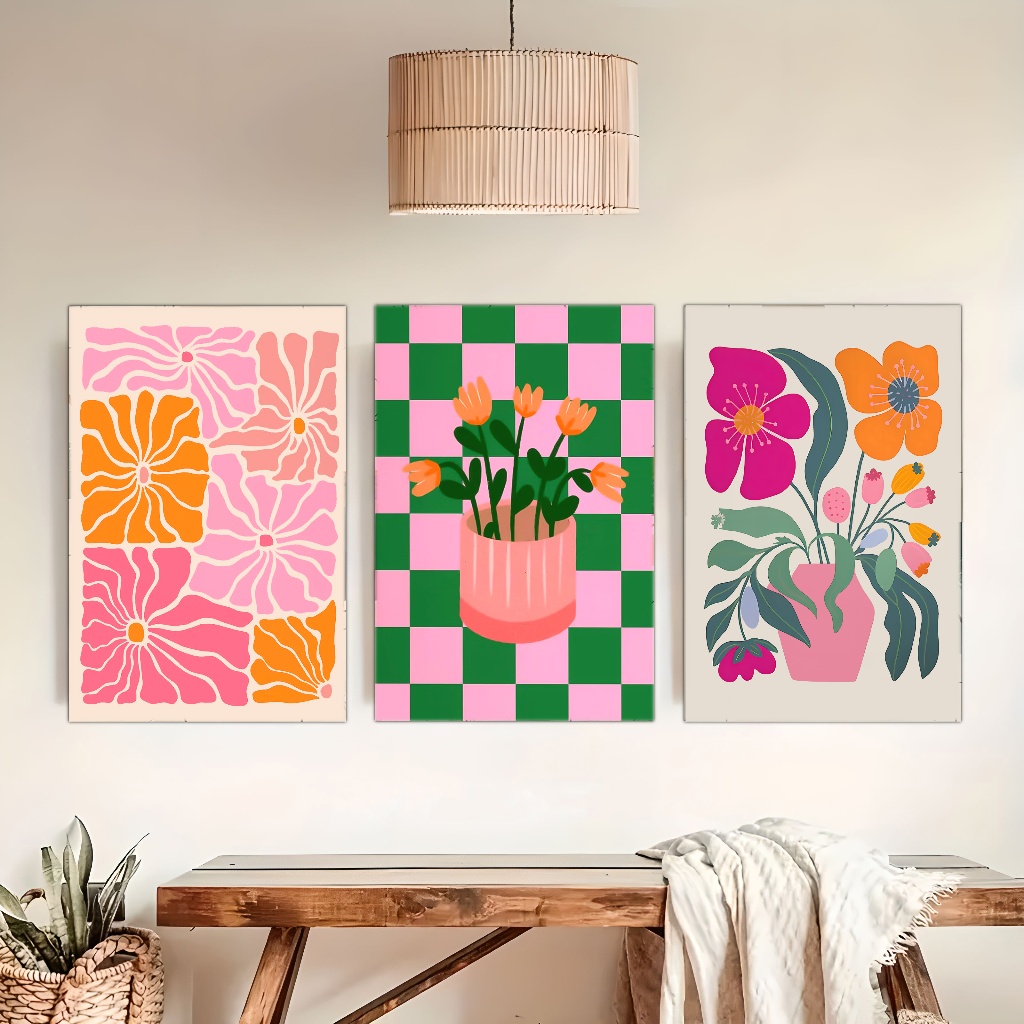 Vibrant Flowers and Vases Canv - Plant Parenting recension och pris