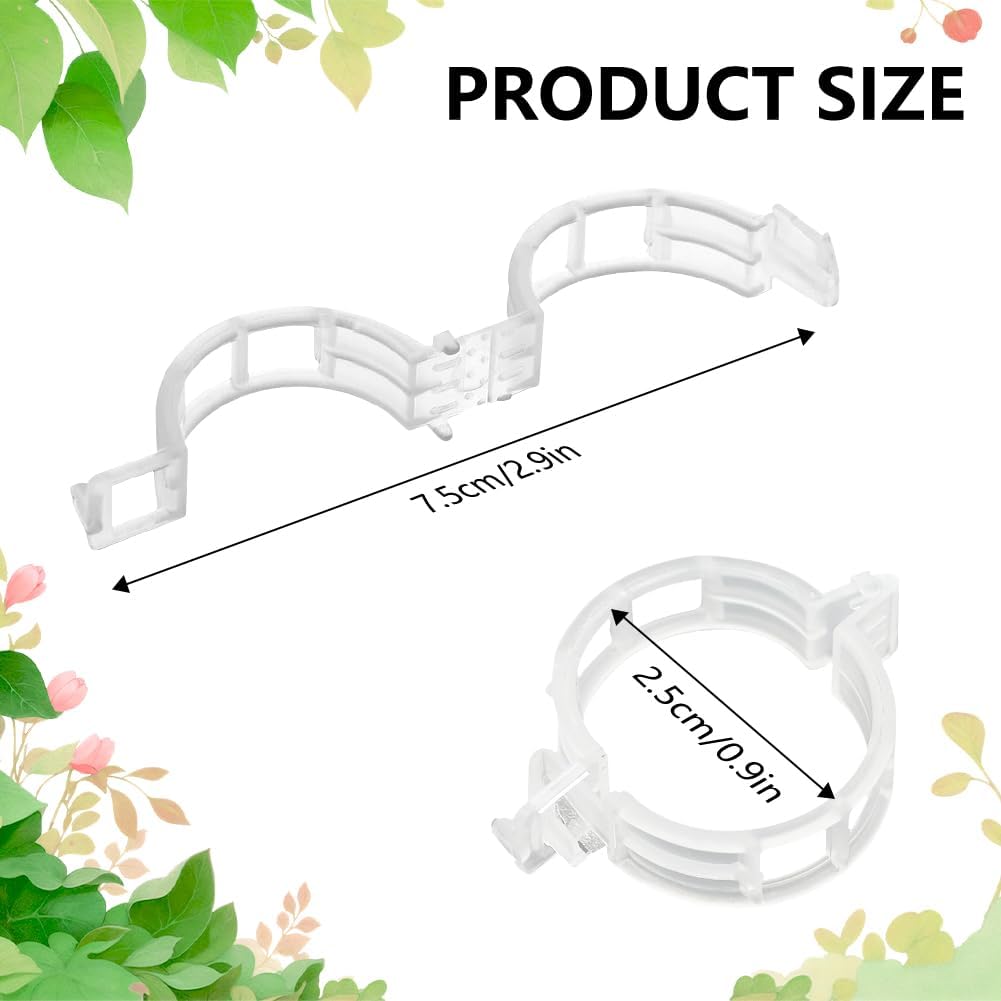 100PCS Plant Support Clips Reu - Plant Parenting recension och pris