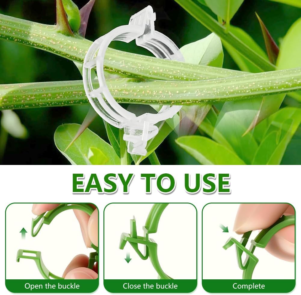 100PCS Plant Support Clips Reu - Plant Parenting recension och pris