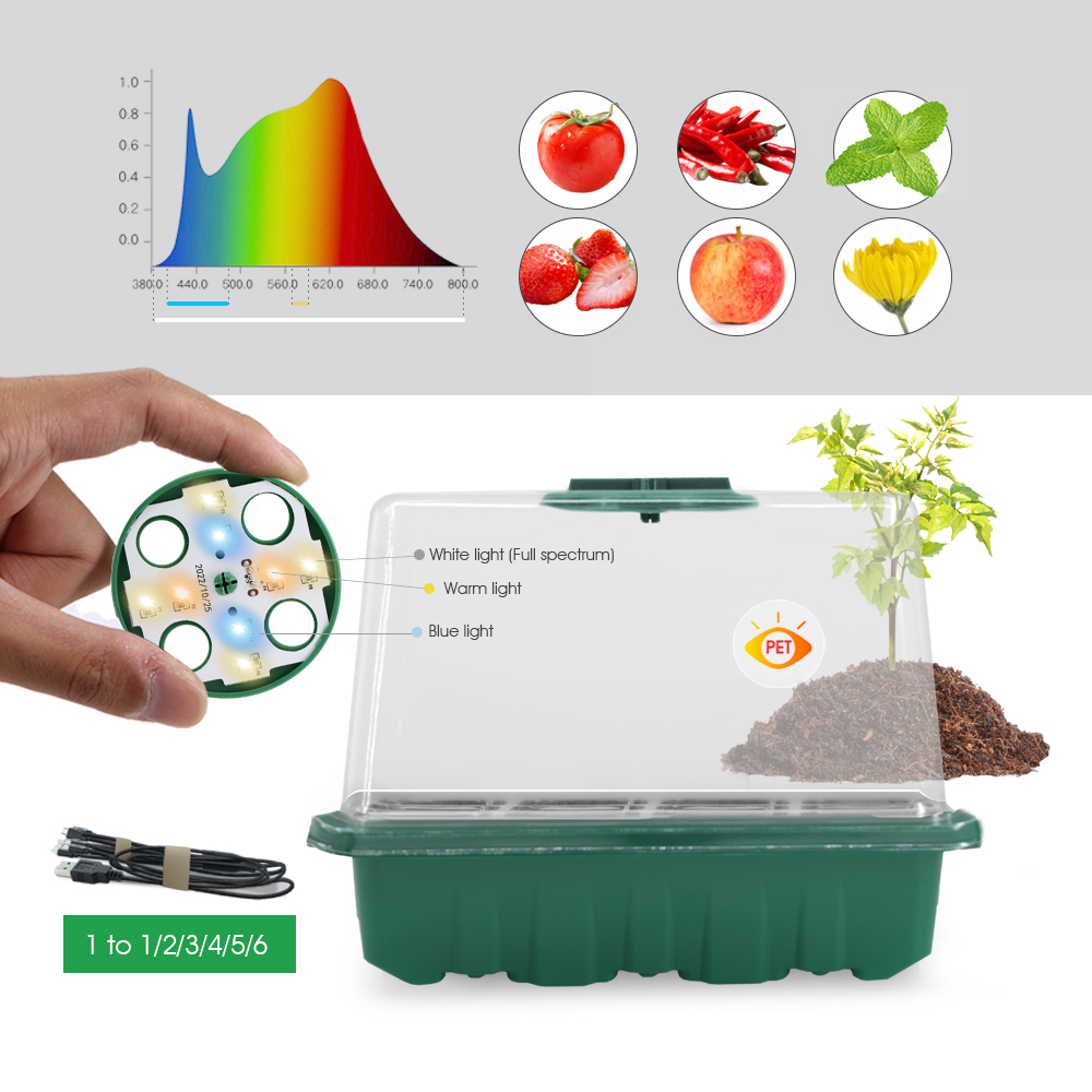 LED Nursery Pots with Grow Lig - Plant Parenting recension och pris