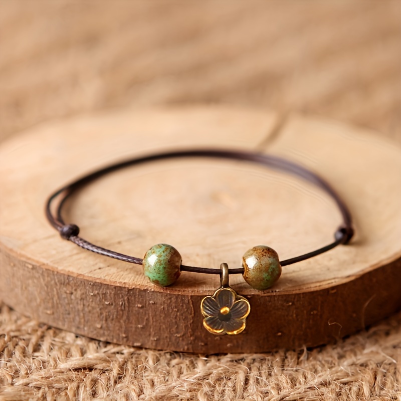 Beaded Ceramic Bracelet String - String Of Pearls Plant recension och pris