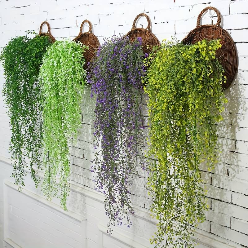 2pcs Artificial Ivy Vine Fake  - String Of Pearls Plant recension och pris