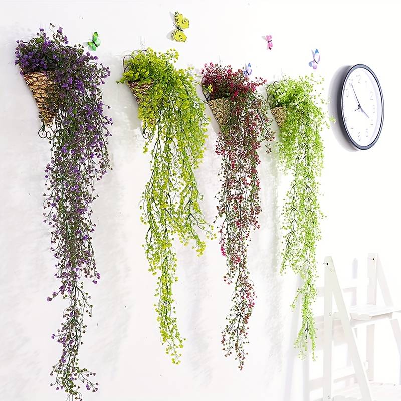2pcs Artificial Ivy Vine Fake  - String Of Pearls Plant recension och pris