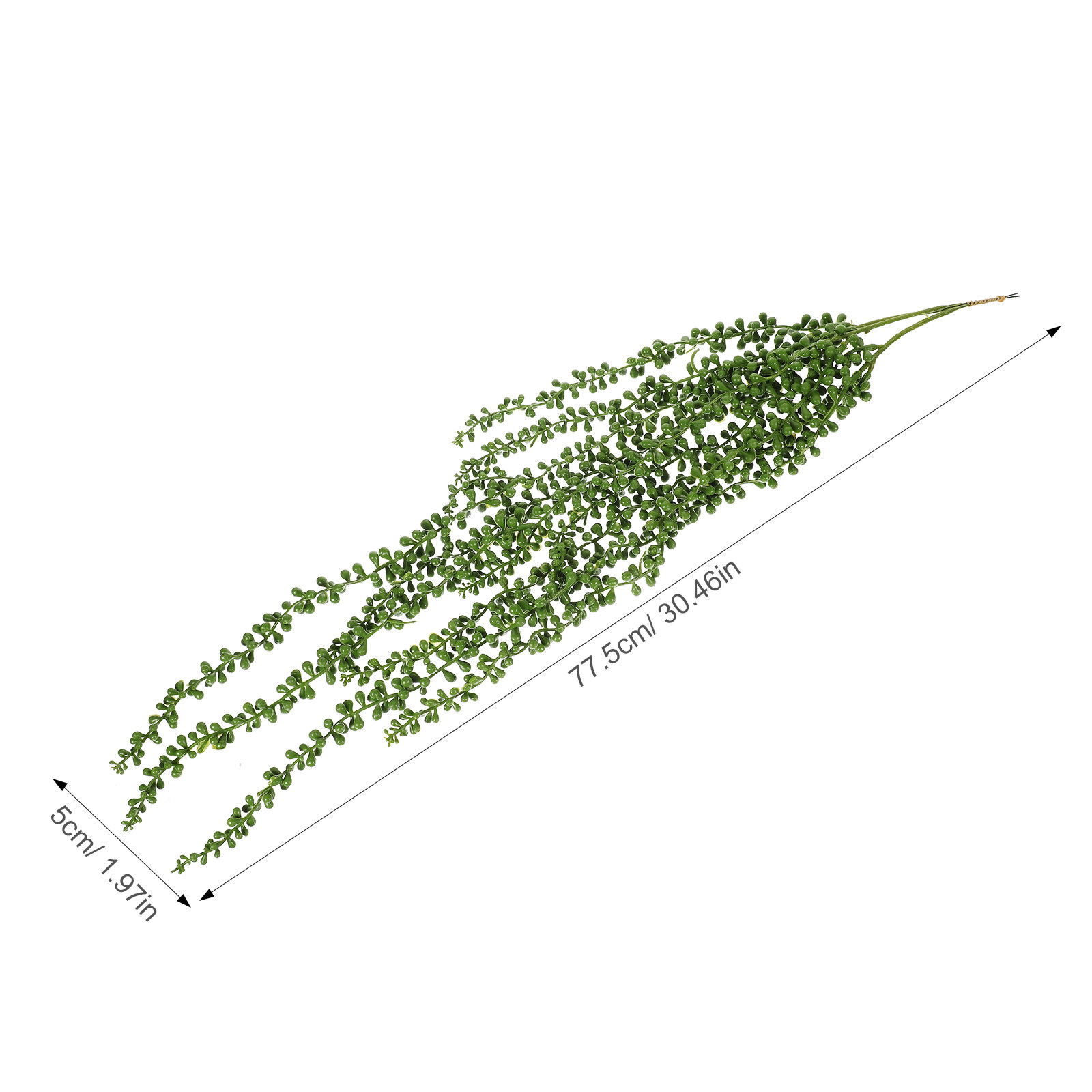 3Pcs Fake Hanging Plants Artif - String Of Pearls Plant recension och pris