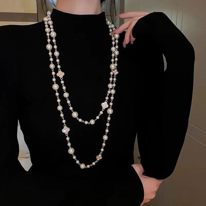 Long Pearl Sweater Chain, Fash - String Of Pearls Plant recension och pris