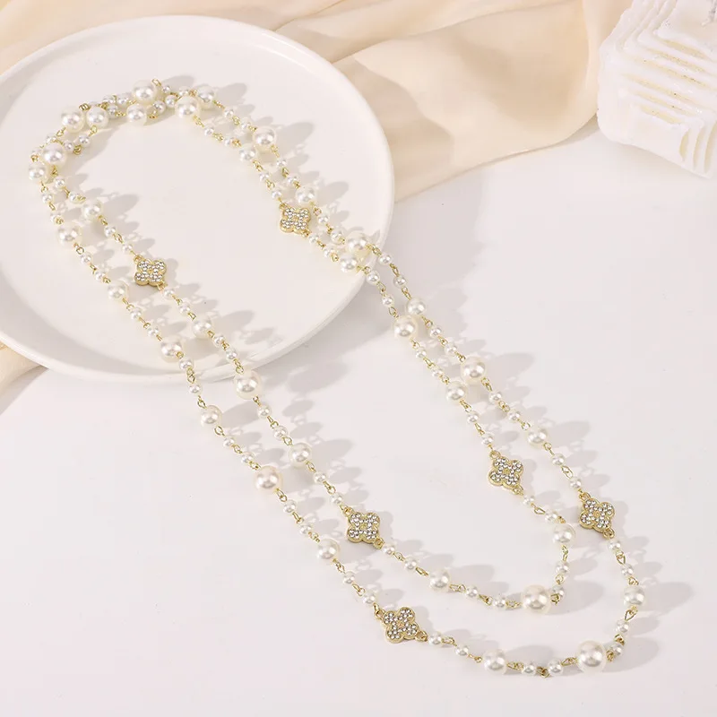 Long Pearl Sweater Chain, Fash - String Of Pearls Plant recension och pris