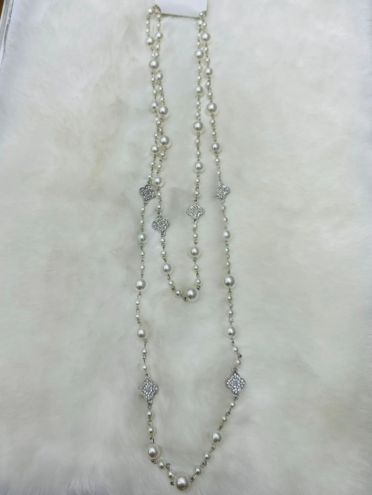 Long Pearl Sweater Chain, Fash - String Of Pearls Plant recension och pris