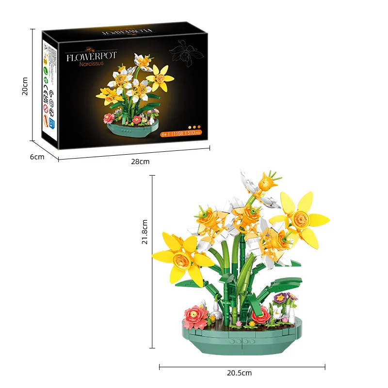 Preserved Daffodil Flower Pott - Plant Parent Pot recension och pris